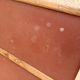 Vintage wooden and metal travel trunk