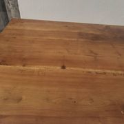 Table de Ferme rustique en merisier massif 19éme - 1m91.5