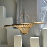 Suspension rattan saucer iron frame D:120 H:60