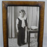 Old photograph of a child's portrait