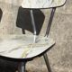 Série de 4 chaises formica de Roger Breton