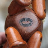 Teak wooden elephant toy by Arne Basse, Denmark 1960s.