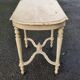 Table de milieu en bois laqué blanc