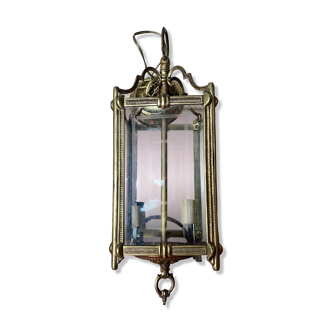 Pendant lamp 2 brass candles