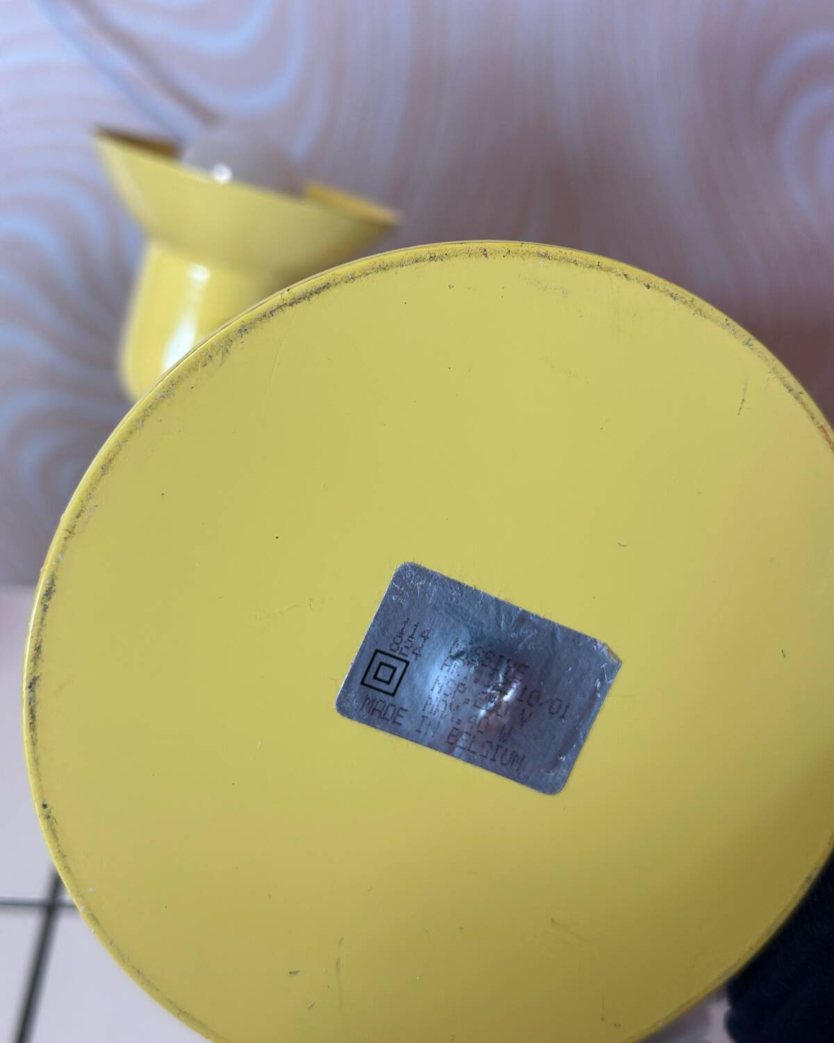 Yellow desk table lamp