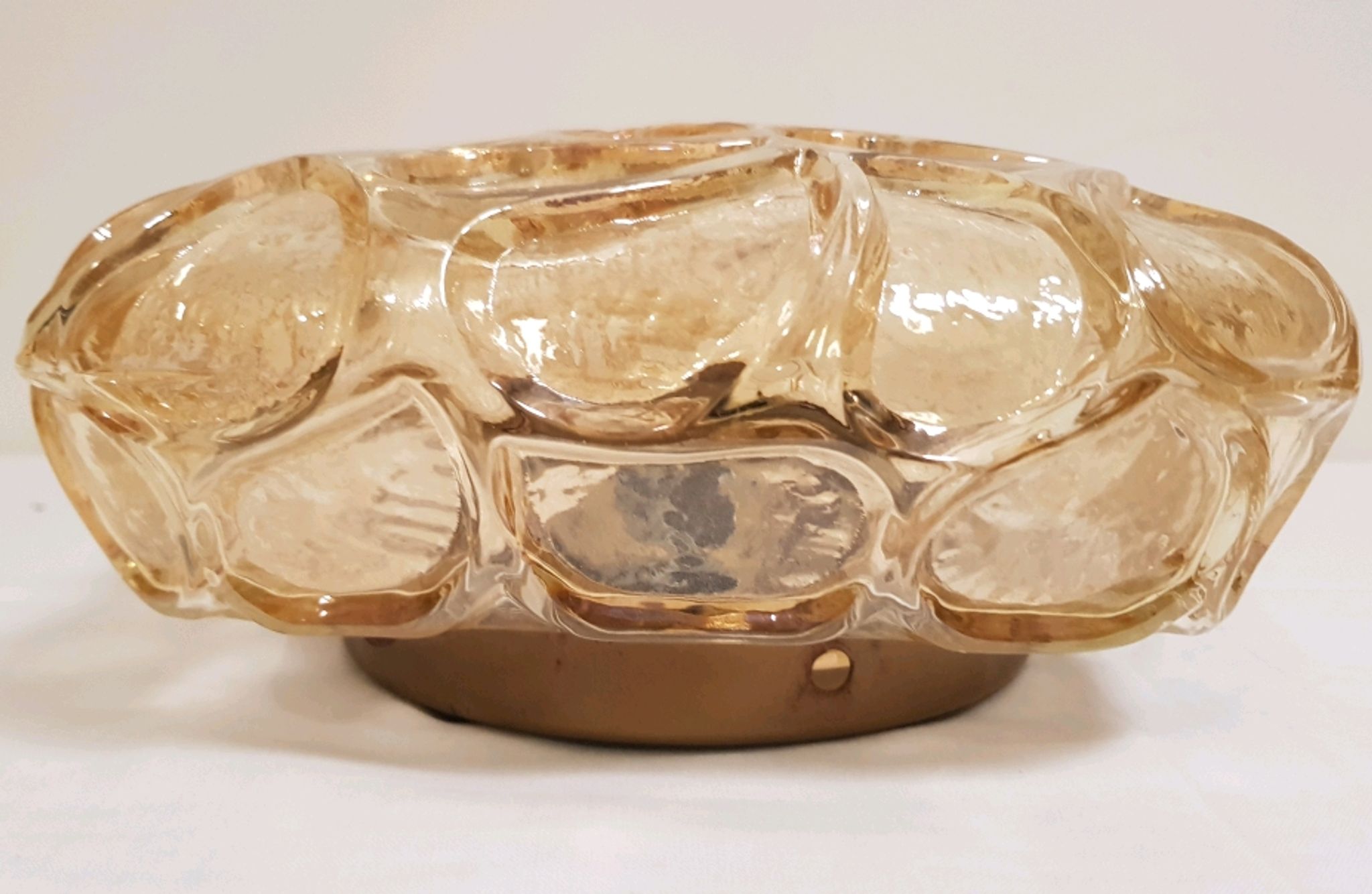Plafonnier ambré