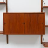 Danish Modern 5-Bay Modular Teak Wall Unit by Poul Cadovius for Cado, 1950s