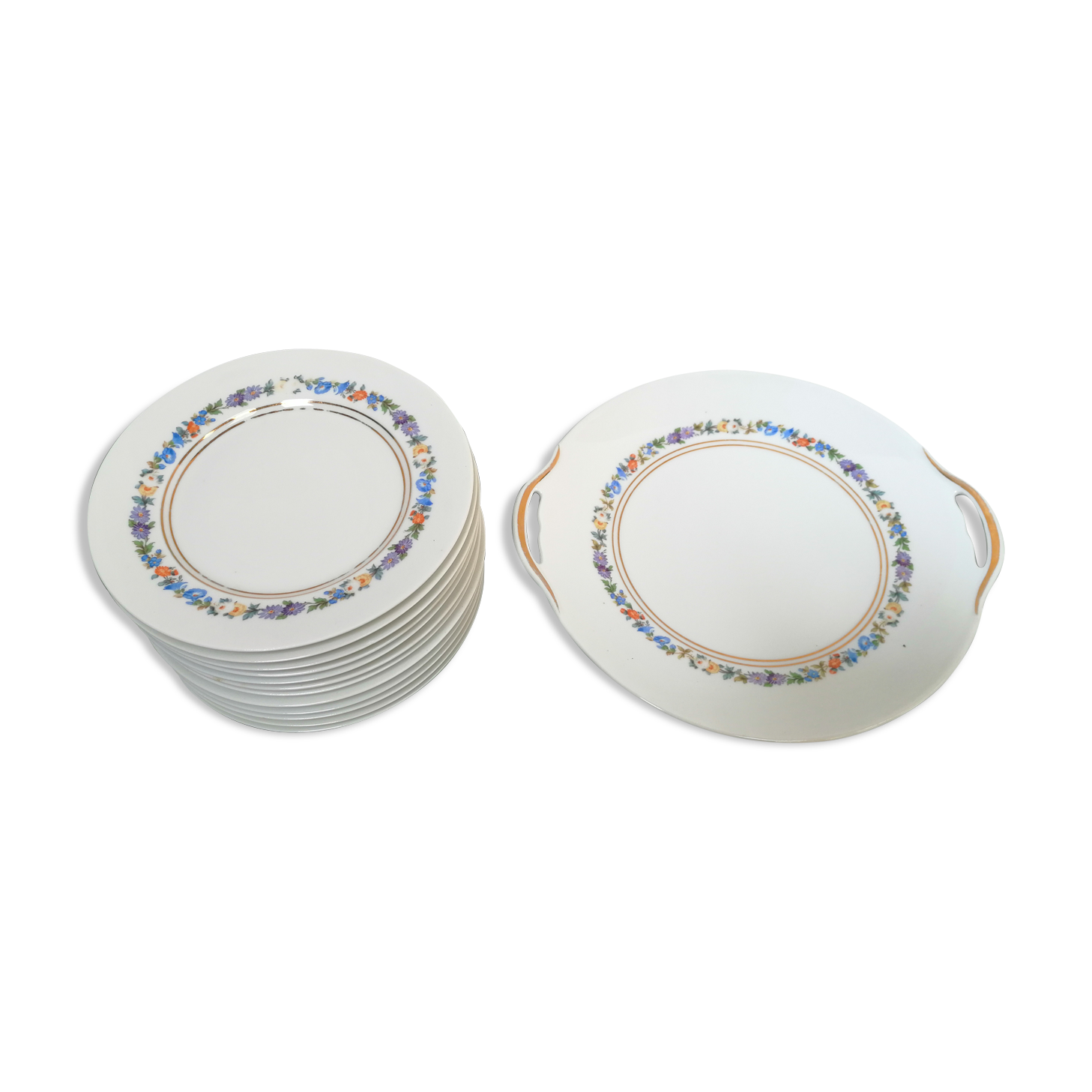 Limoges porcelain dessert service