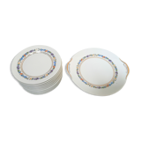 Limoges porcelain dessert service