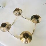 Danish chandelier in silver metal signed