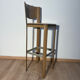 Pair of leather stools Enrico Pellizoni
