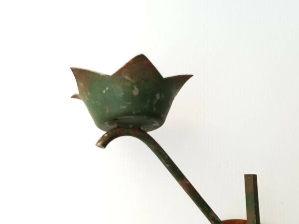 Paire de porte-plantes porte-pots muraux vintage 1940 1950 vintage 40s 50s