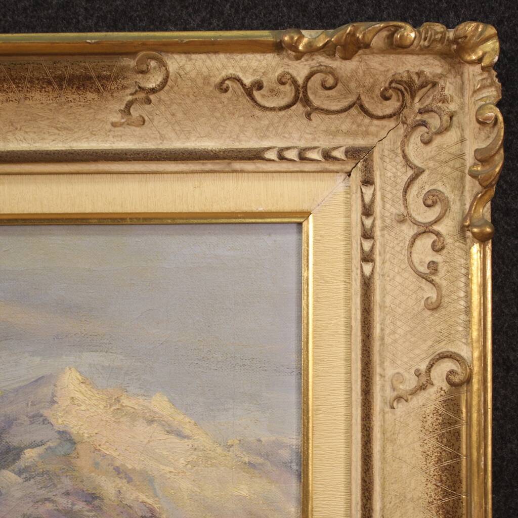 Landscape signed Bentivoglio from the first half of the 20th century