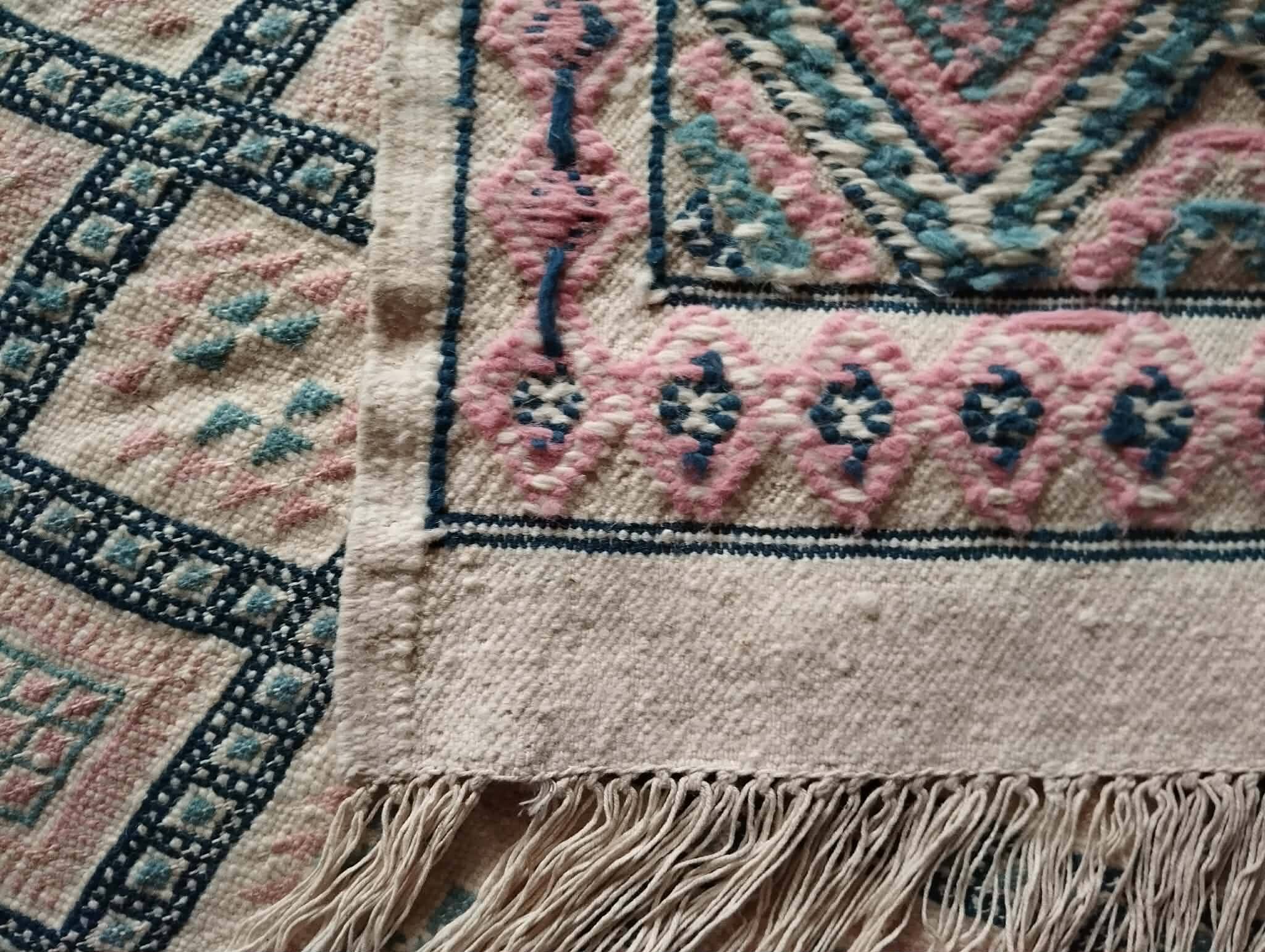 Handmade Berber Kilim Kairouan 203x102cm