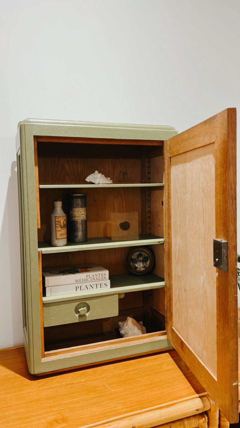 Armoire à pharmacie vert olive
