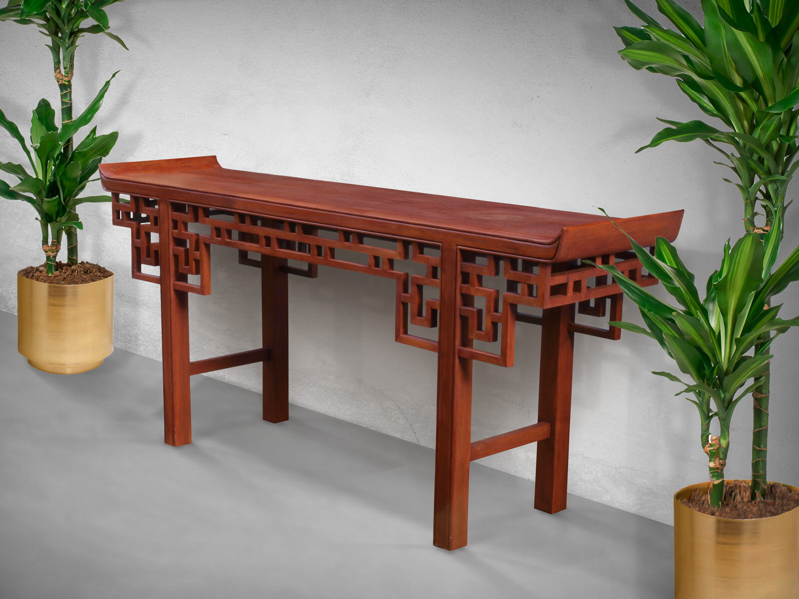 Chinese Console by C.A.K. Design for Elephant House, Thailand, 1950s