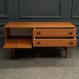 Scandinavian sideboard with 2 drawers, 1960
