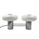 Mid-century two lights table lamp, Italy ca. 1970s