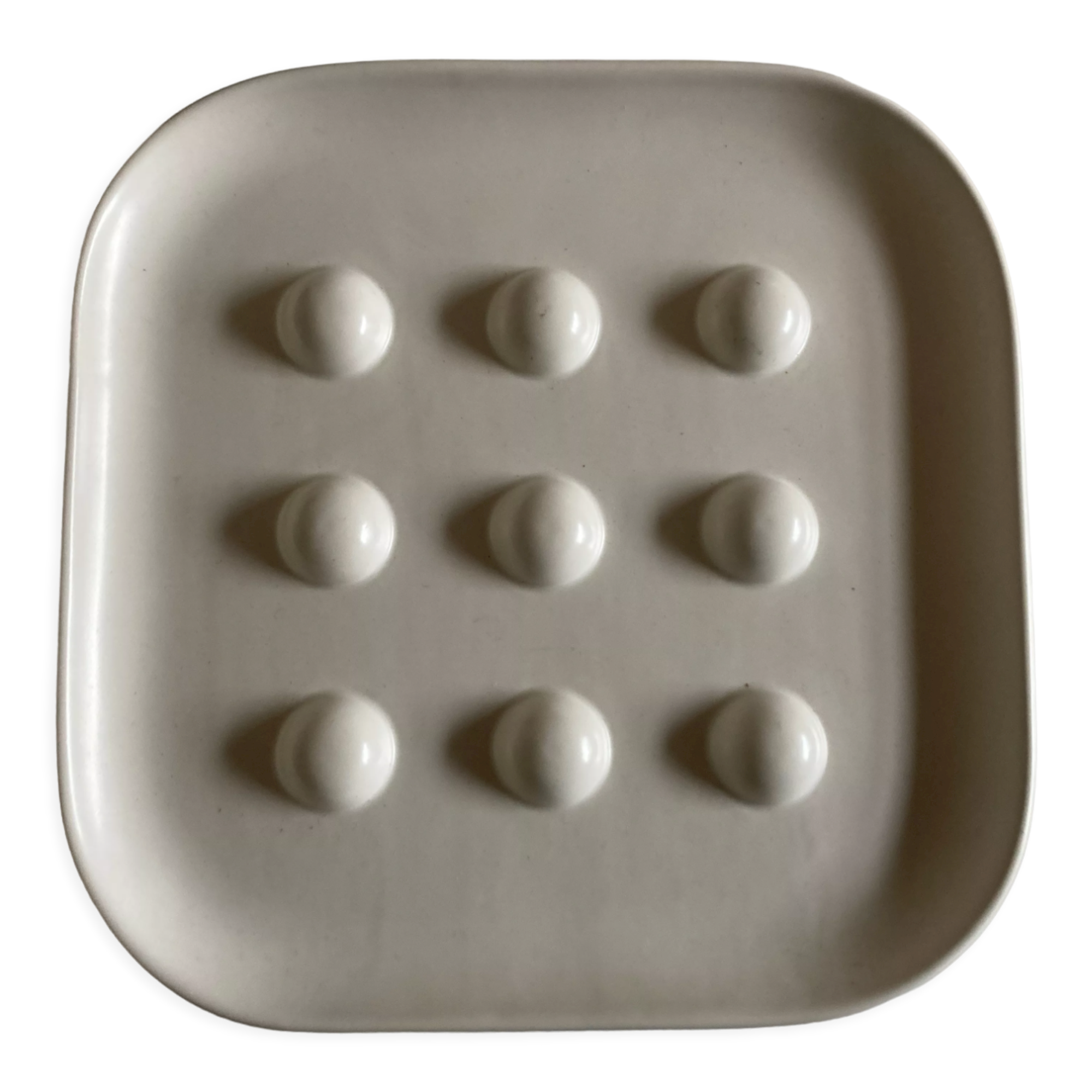 Ceramic space age centerpiece top late 1970