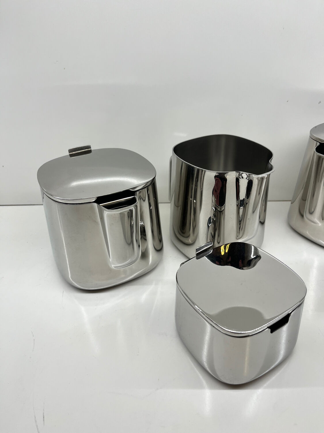 Alessi – Tea & coffee service – Kristiina Lassus – Complete set – In
