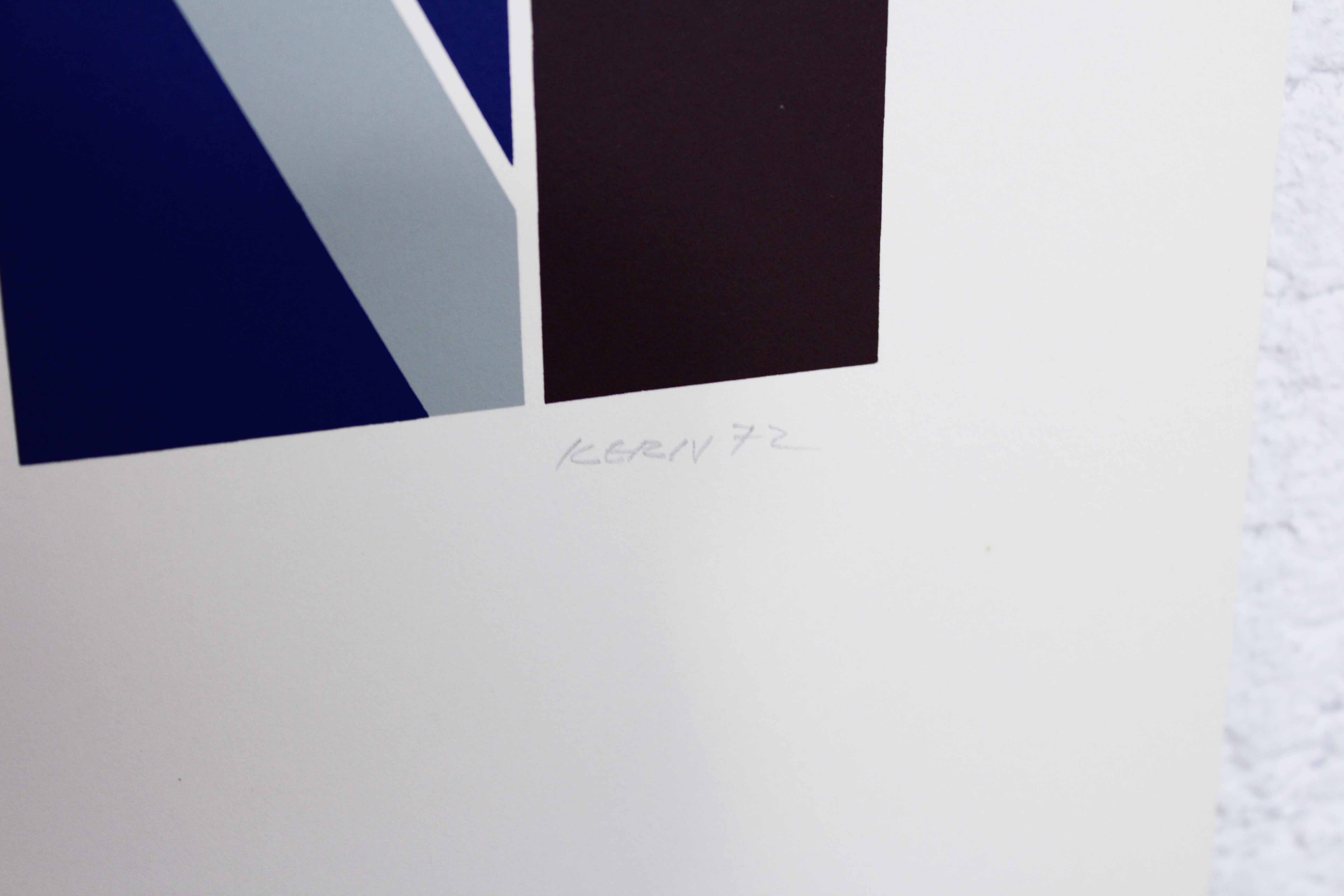 Kern Ruedi Space Age 1972 "Digonales"