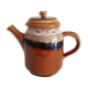 Coffee pot decor Hawai des Faienceries de Sarreguemines vintage 60s and 70s