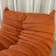 "Togo" orange armchair by Michel Ducaroy