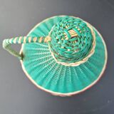 Large braided scoubidou bottle 1960