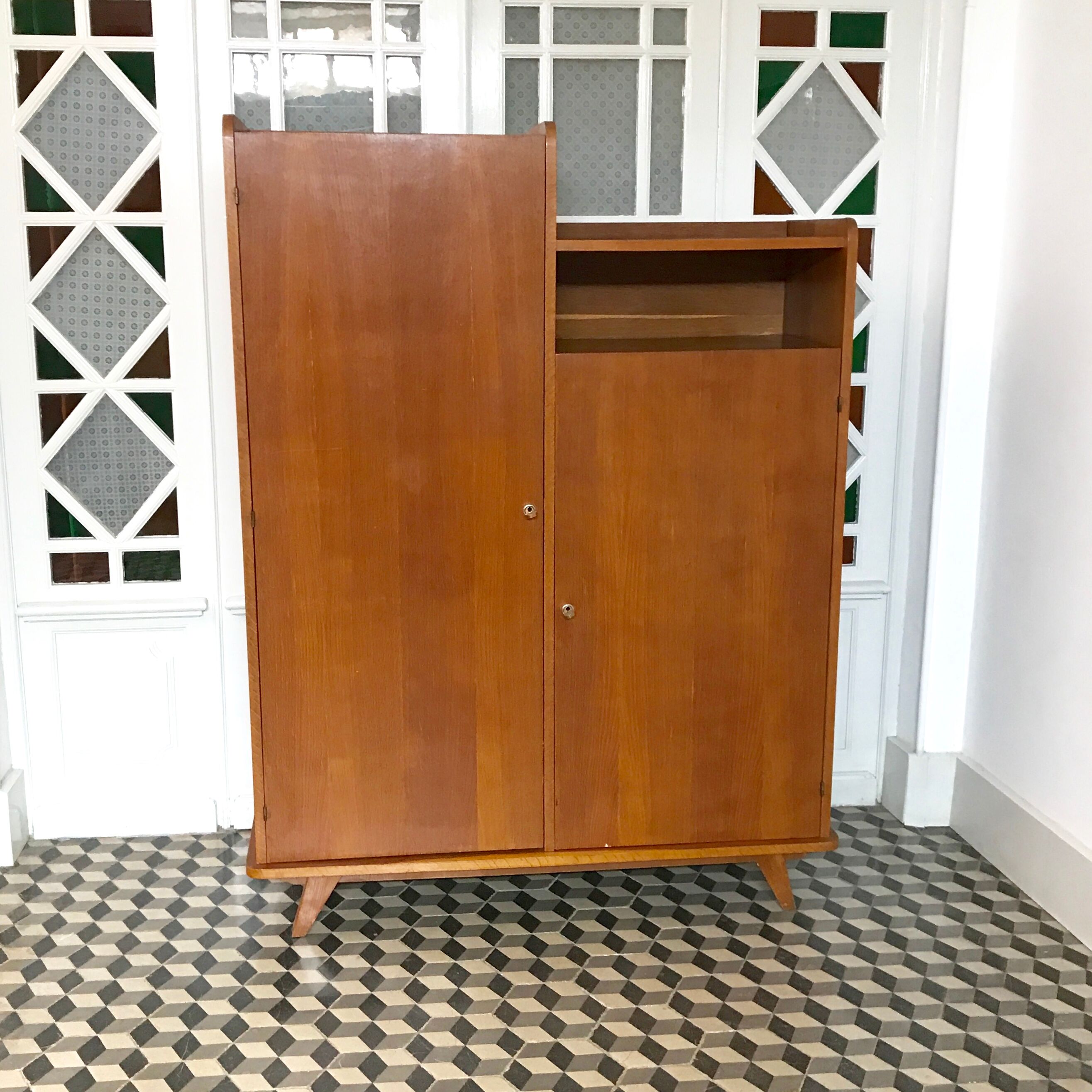 Asymmetric Cabinet wooden