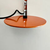 Targetti lamp vintage 1960s space age orange chrome