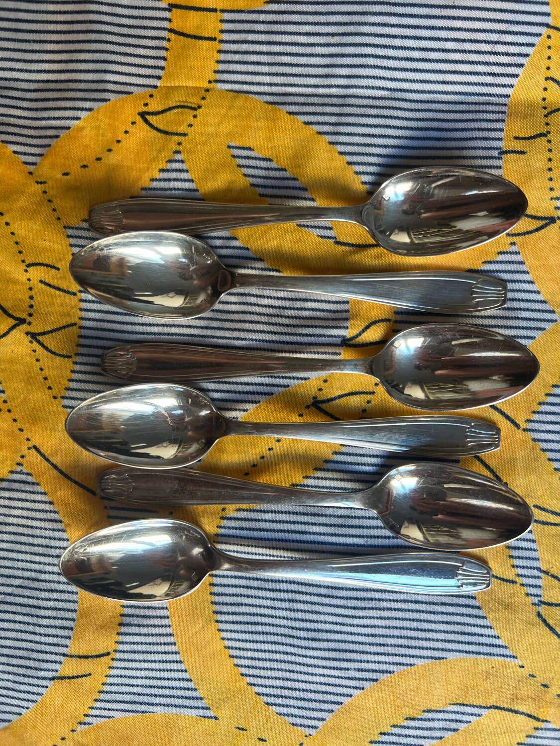 Silver - 6 small spoons