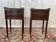 Paire de tables de chevet de style Louis XV en acajou