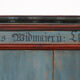 Rustic Farmhouse Folk Art Painted Bridal Wardrobe 1811