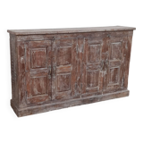 Buffet en bois ancien avec 4 portes