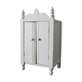 Vintage wooden doll cabinet