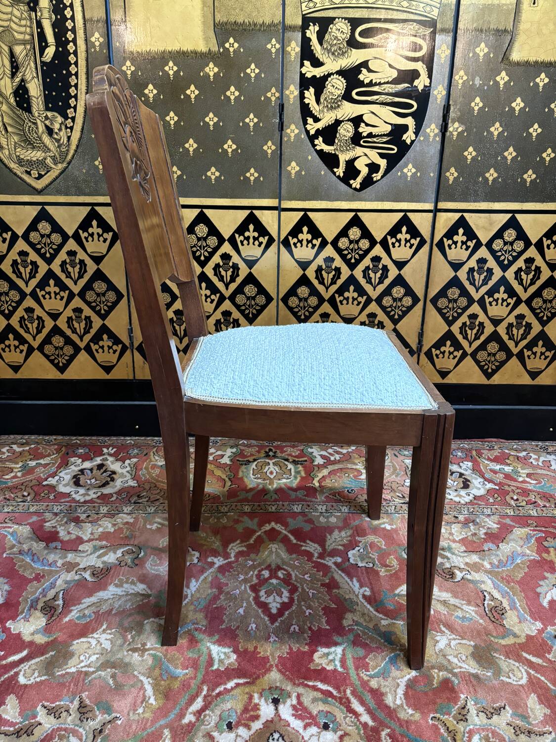 Set of 6 art deco chairs