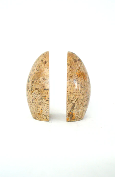 Pair of marble bookends