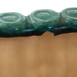 Cache pot barbotine Orchies forme bambou vintage