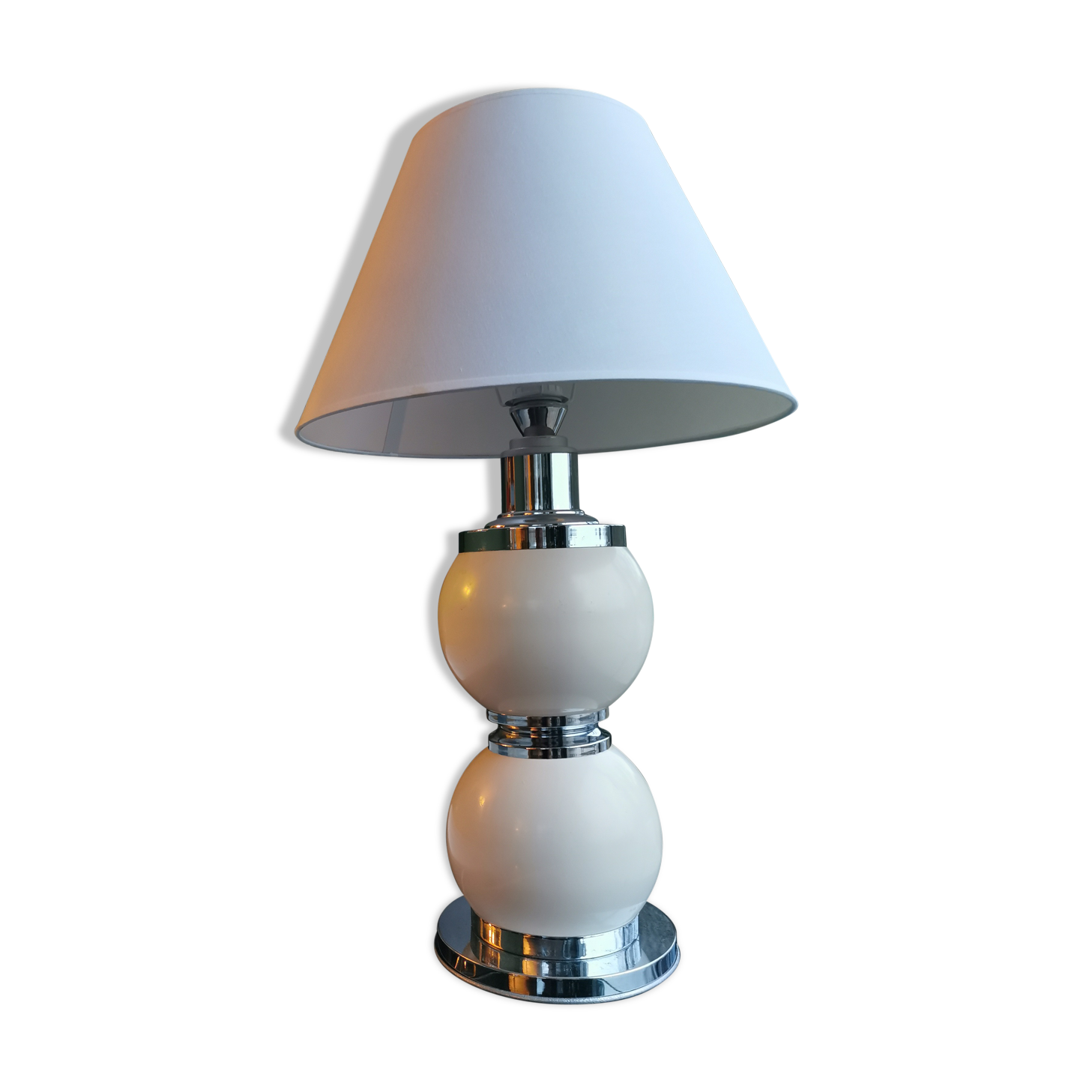 1970s vintage metal lamp