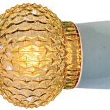Vintage White Porcelain Ceiling Light, 1970s