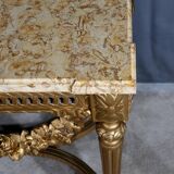 Console Table in Golden Wood, Louis XVI style – 2nd part 19th century