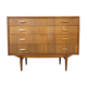 Modernist drawers 4 drawers and brass handles. 1960