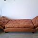 Art Deco leather daybed from the 1950s/60s.