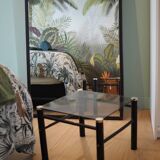 Smoked glass side table