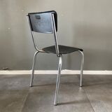 Set of 5 Meurop stacking chairs C59 by Pierre Guariche