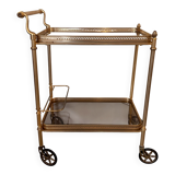 Golden brass dessert.