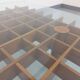 Vintage Italian square coffee table Kyoto by Gianfranco Frattini for Knoll