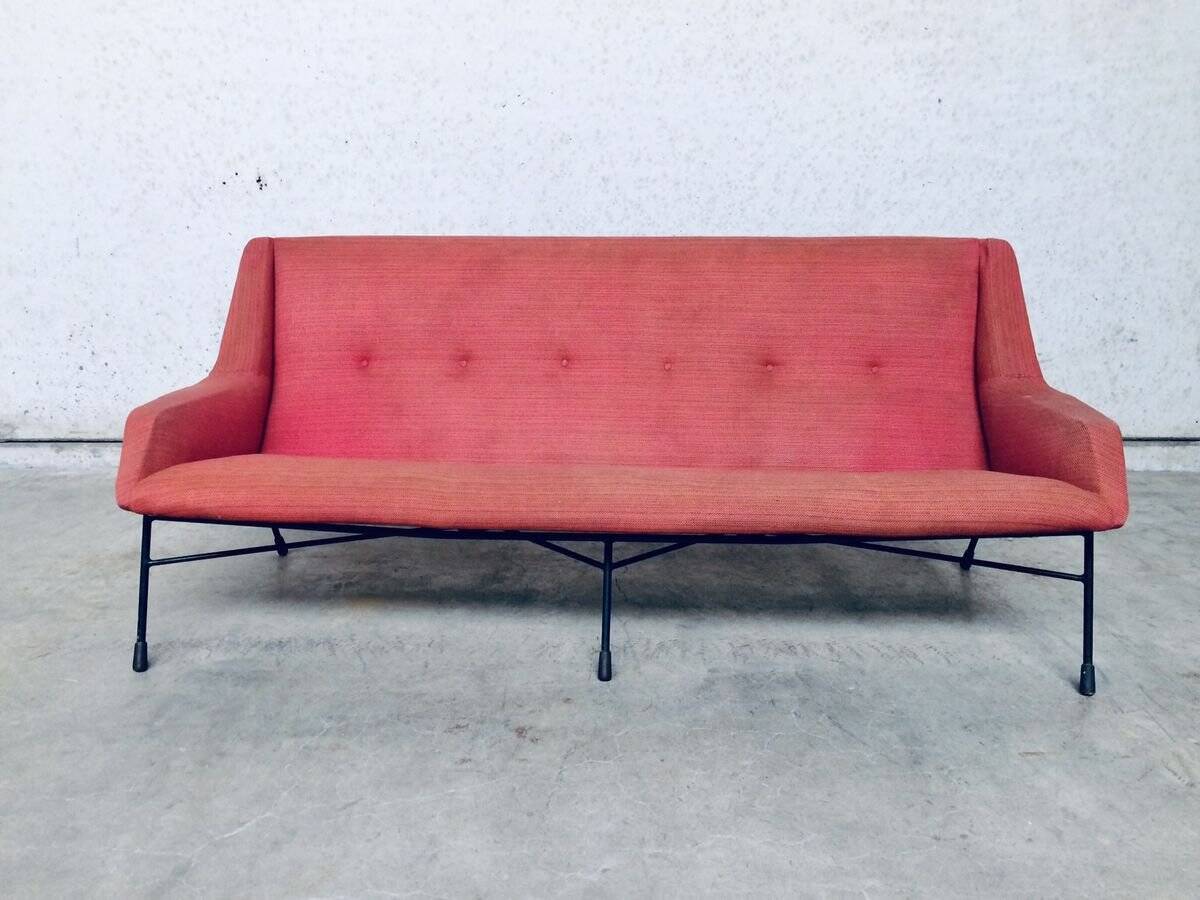 S12 Model 3-Seat Sofa by Alfred Hendrickx for Belform, Belgium, 1958