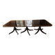 A Vintage Regency Revival very large family dining table 14 person