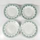 Set of 4 deep plates "Pedro", Sarreguemines, first half of the 20th century.